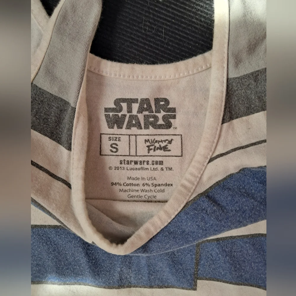 Mighty Fine R2D2 Droid Graphic Tank Top OR Mini Dress - Stretchy! - Picture 2 of 3